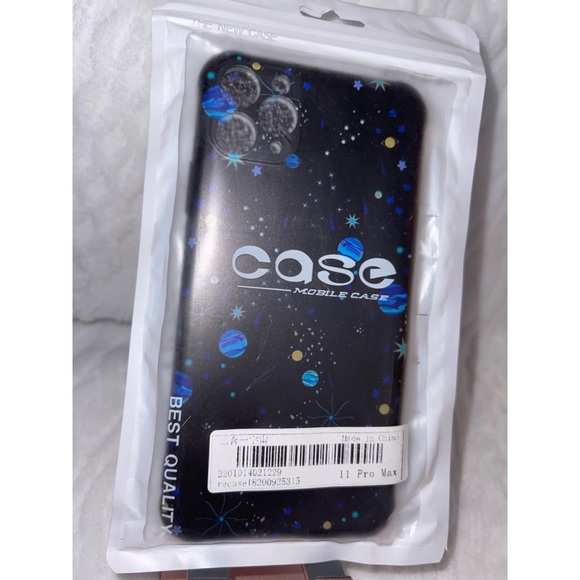 Black Galaxy Blue Planets iPhone 11 Pro Max Case💙 - Picture 13 of 17